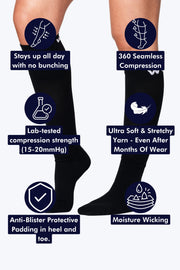 Black Compression Socks