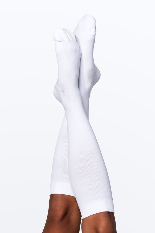 White Compression Socks