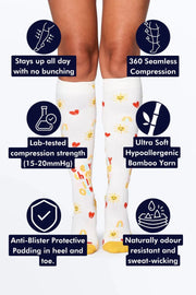 Everything Will Be Okay Bamboo Compression Socks