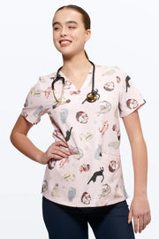 Cats Cats Cats - Women's Scrub Top