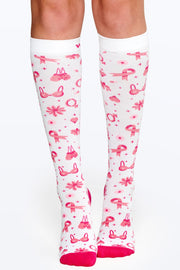 Breast Cancer Awareness Bamboo Compression Socks