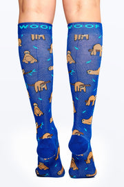 Sloth Bamboo Compression Socks