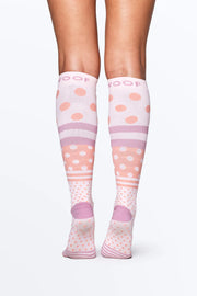 Spotty Spice Bamboo Compression Socks