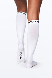 White Bamboo Compression Socks