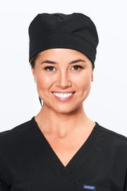 Perfect Match Sweat-Wicking Scrub Cap — Black