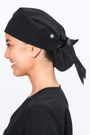 Perfect Match Sweat-Wicking Scrub Cap — Black