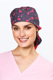 Flamingos Scrub Cap