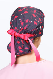 Flamingos Scrub Cap