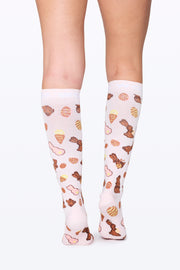 Yummy Bunnies Bamboo Compression Socks