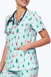 Ho Ho Hospital - Women's Scrub Top