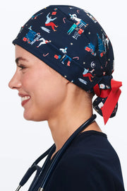 Christmas Healthcare Scrub Cap