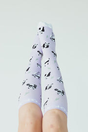 Onigiri Panda Bamboo Compression Socks