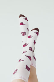 Sassy Hippo Bamboo Compression Socks